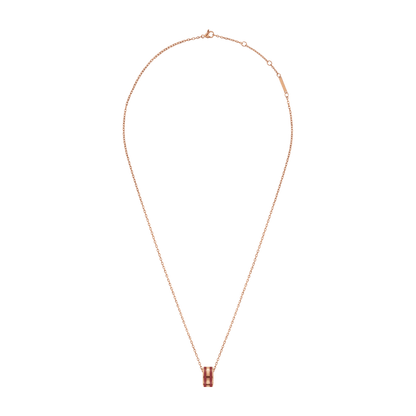 Emalie Necklace Cherry Blush Rose Gold