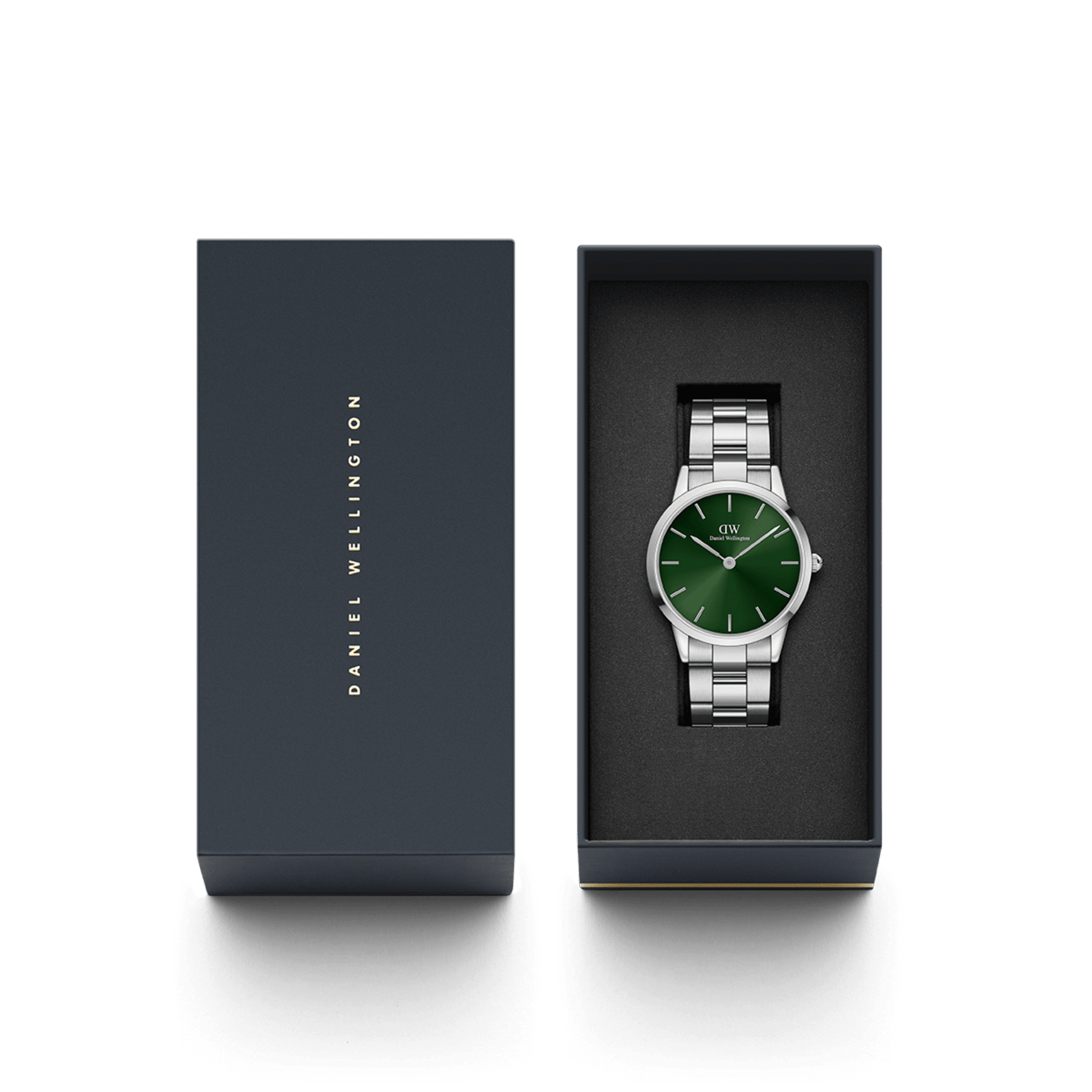 Iconic Link Emerald Silver