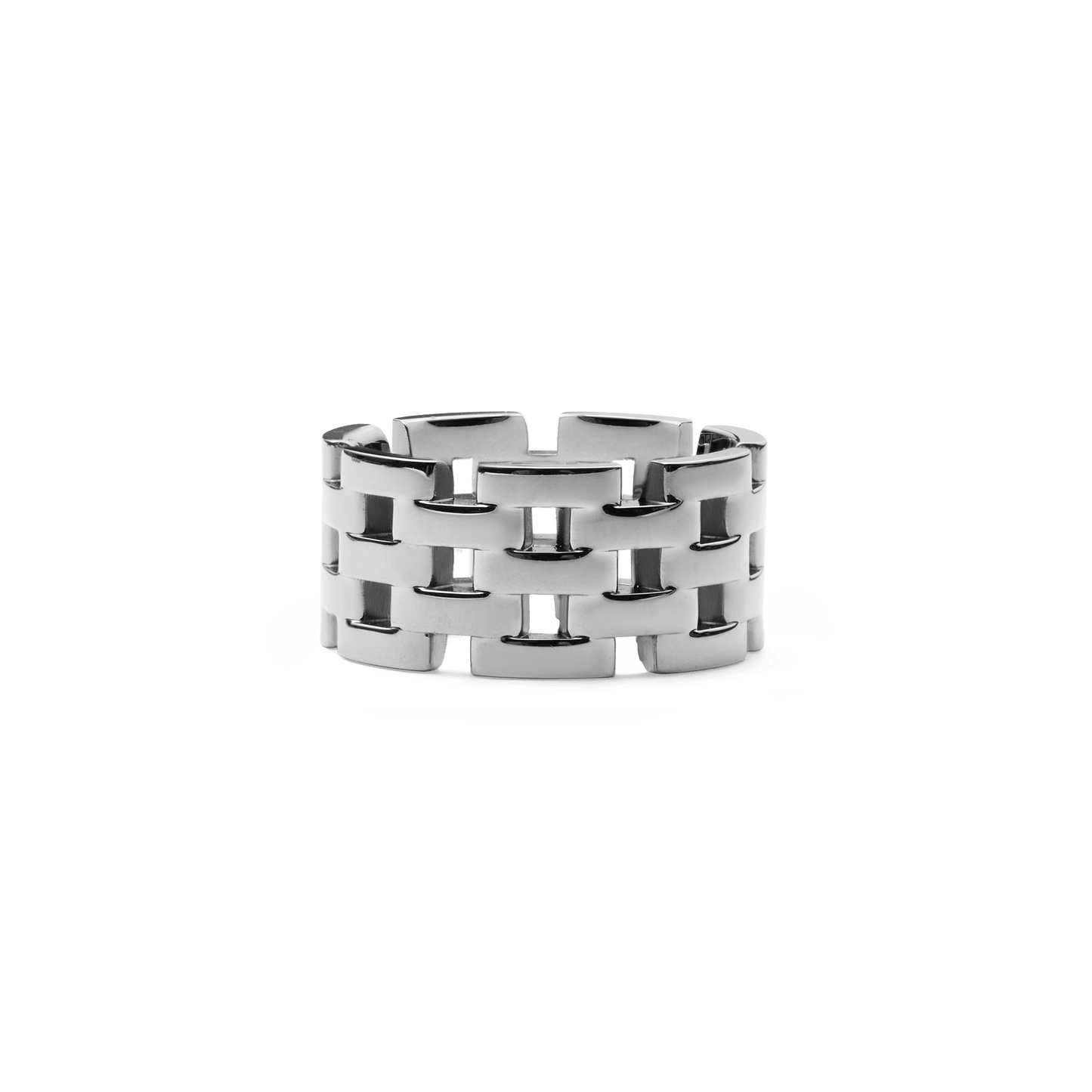 5-Link Ring Silver