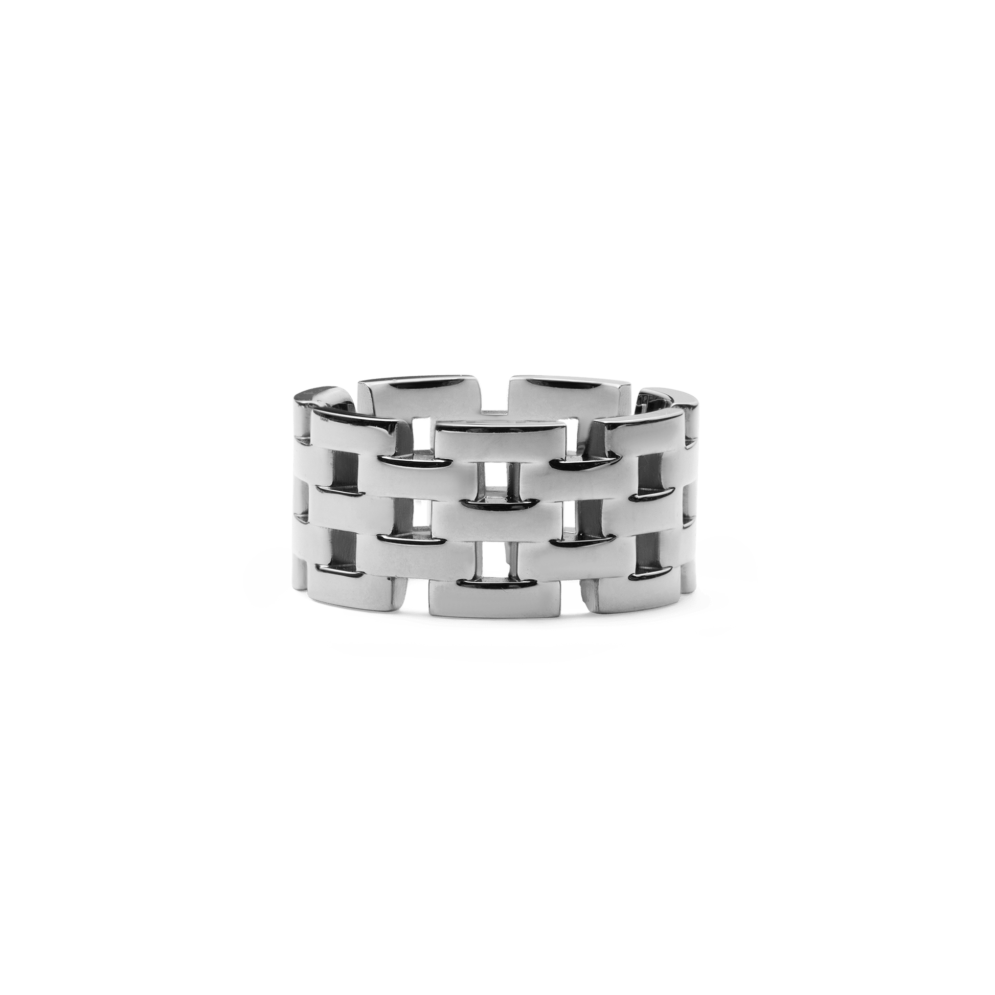 5-Link Ring Silver