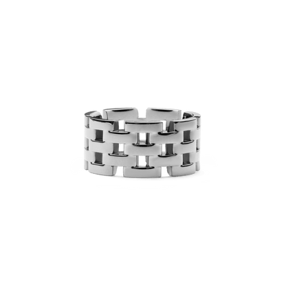 5-Link Ring Silver