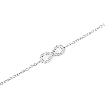 Mirelle Infinity Bracelet Silver