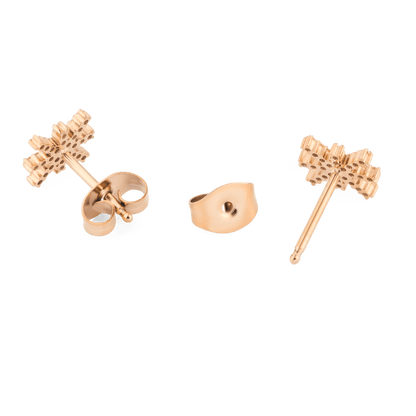 Mirelle Star Earrings Rose Gold