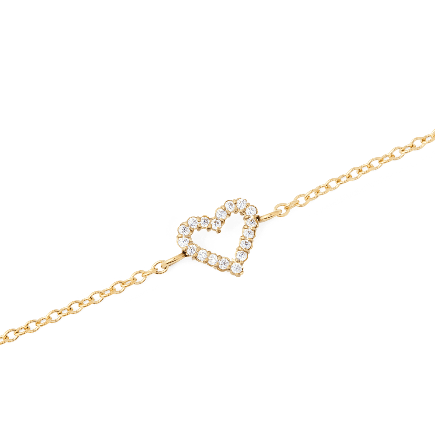 Mirelle Heart Bracelet Gold