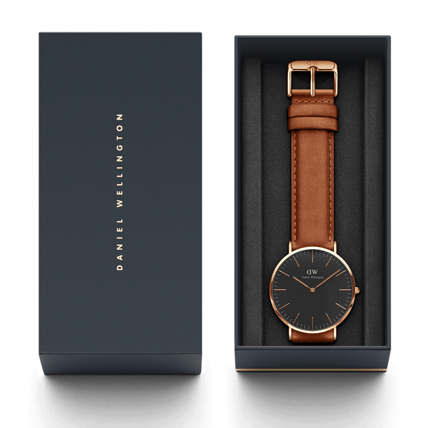 Classic Durham Black Rose Gold