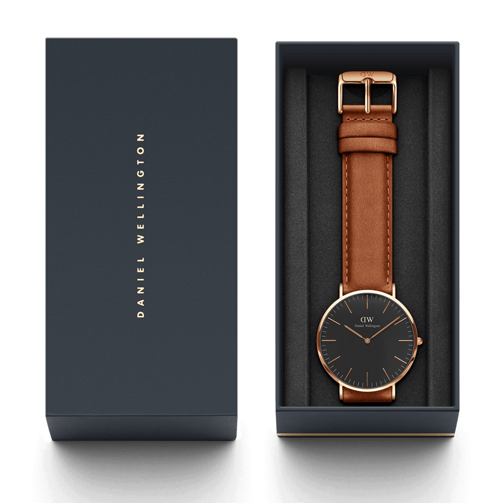 Classic Durham Black Rose Gold