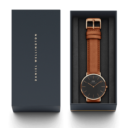 Classic Durham Black Rose Gold