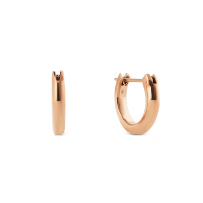 Arch Earrings Rose Gold 9mm
