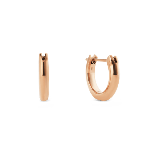 Arch Earrings Rose Gold 9mm