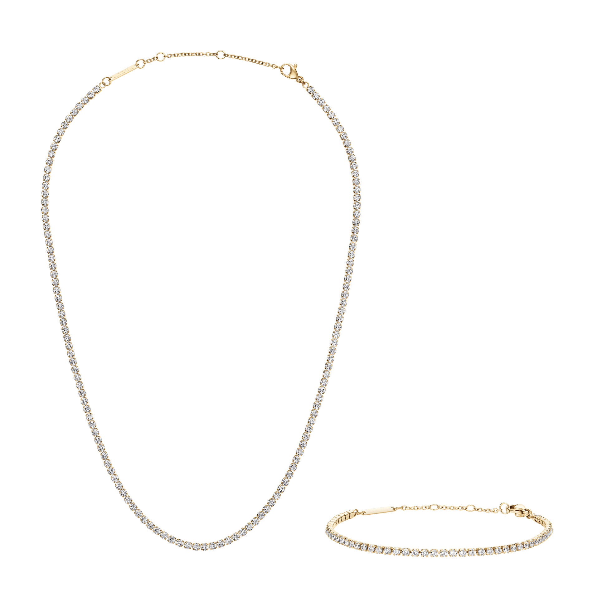 Tennis Bracelet + Tennis Necklace