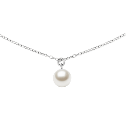 Pearl Necklace Silver