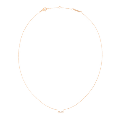 Mirelle Infinity Necklace Rose Gold