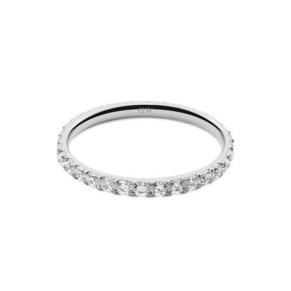Mirelle Eternity Ring Silver 2 mm