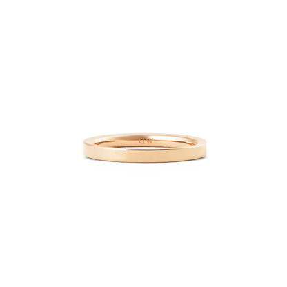 Line Ring Polished Rose Gold 2.5mm