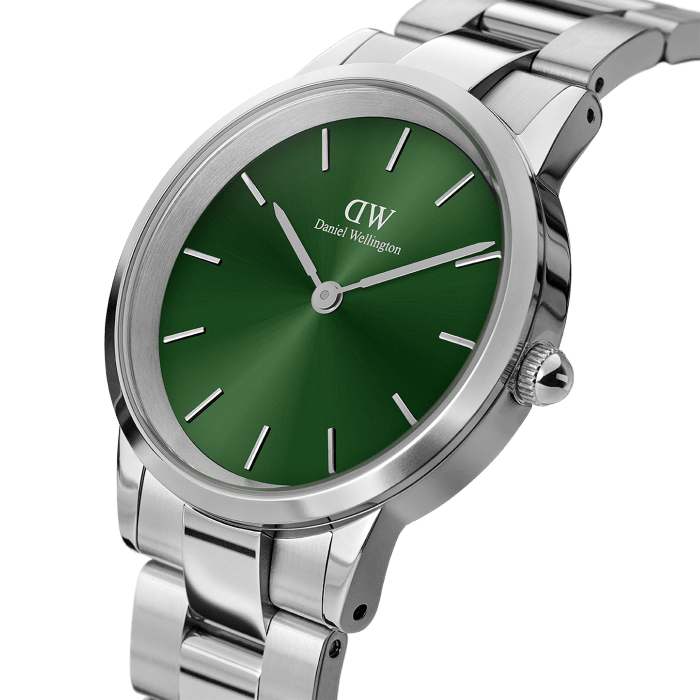 Iconic Link Emerald Green Silver