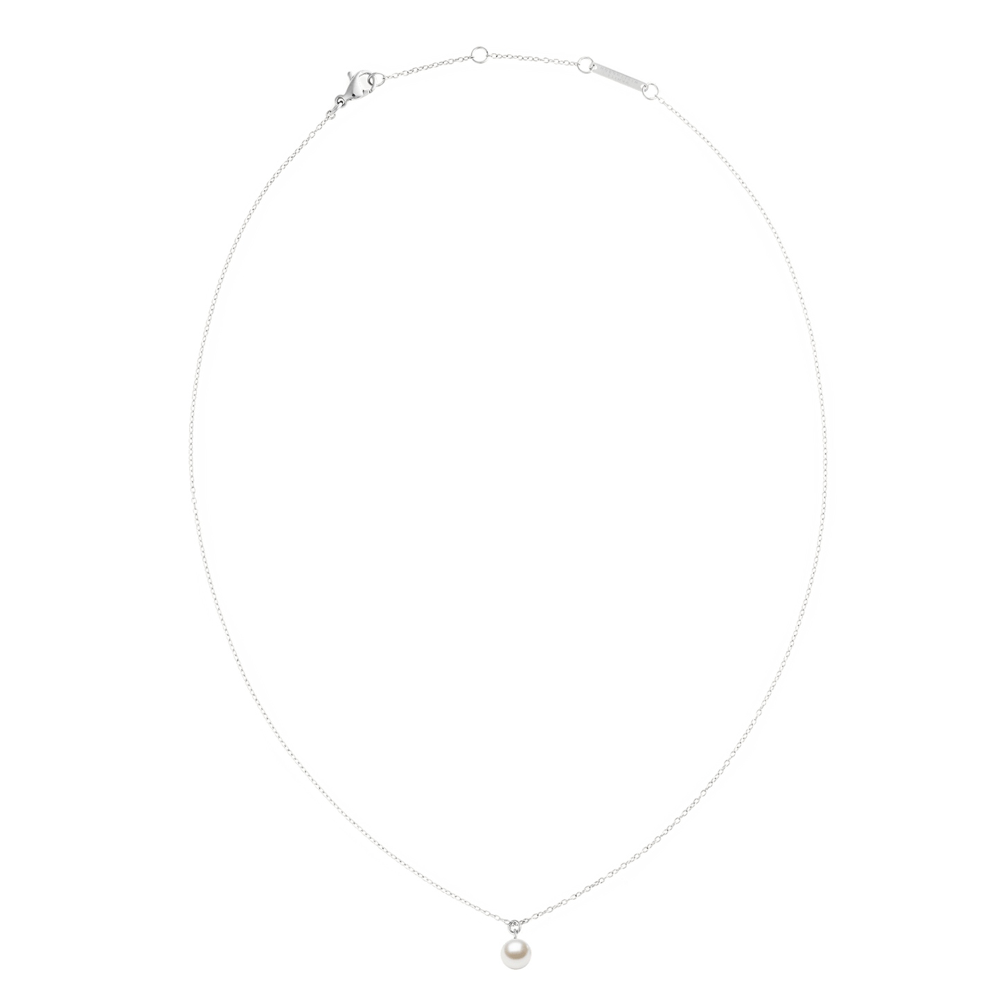Pearl Necklace Silver
