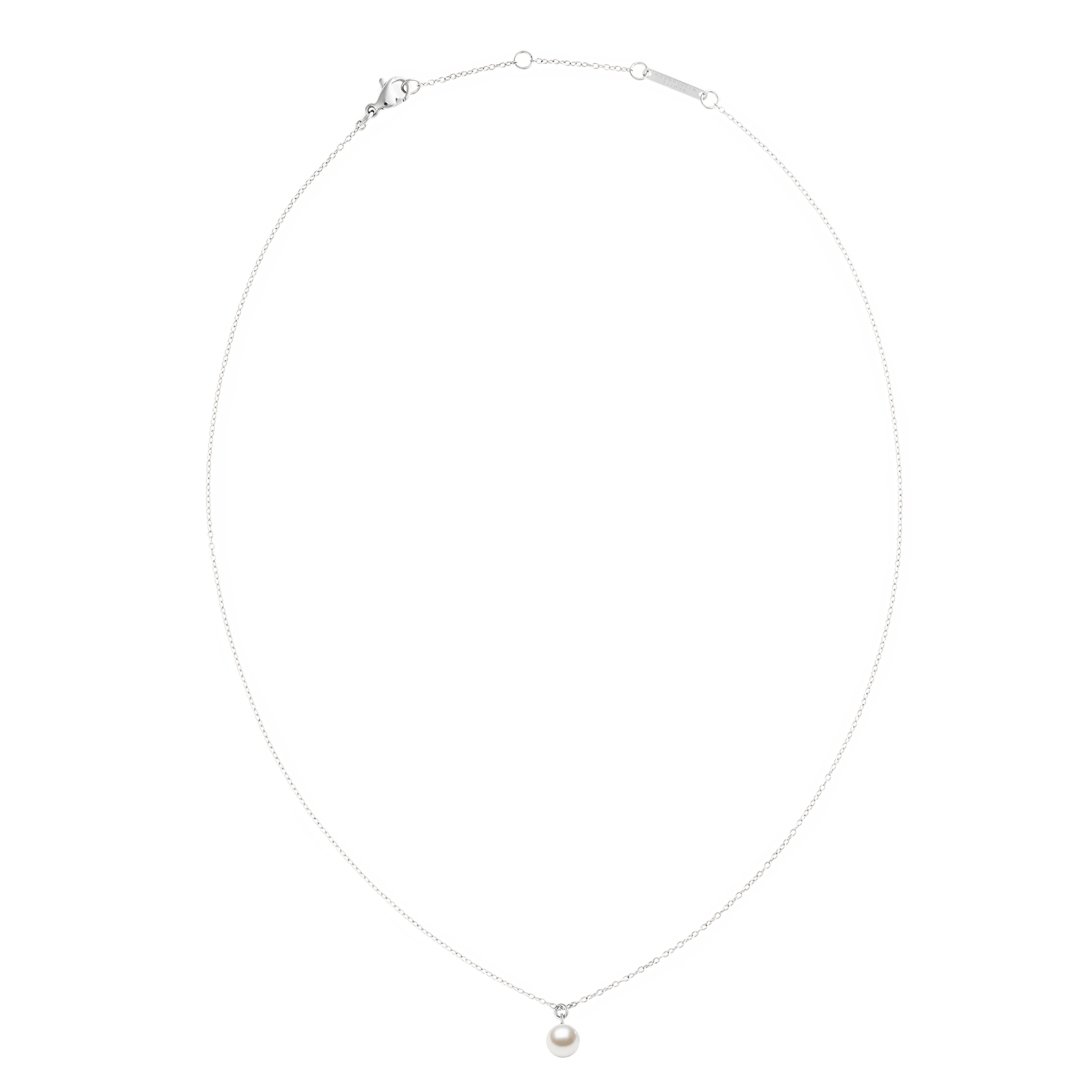 Pearl Necklace Silver