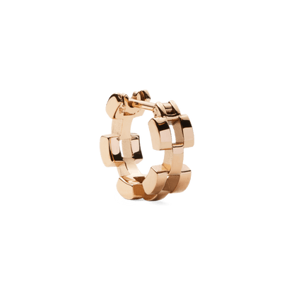 3-Link Earrings Rose Gold