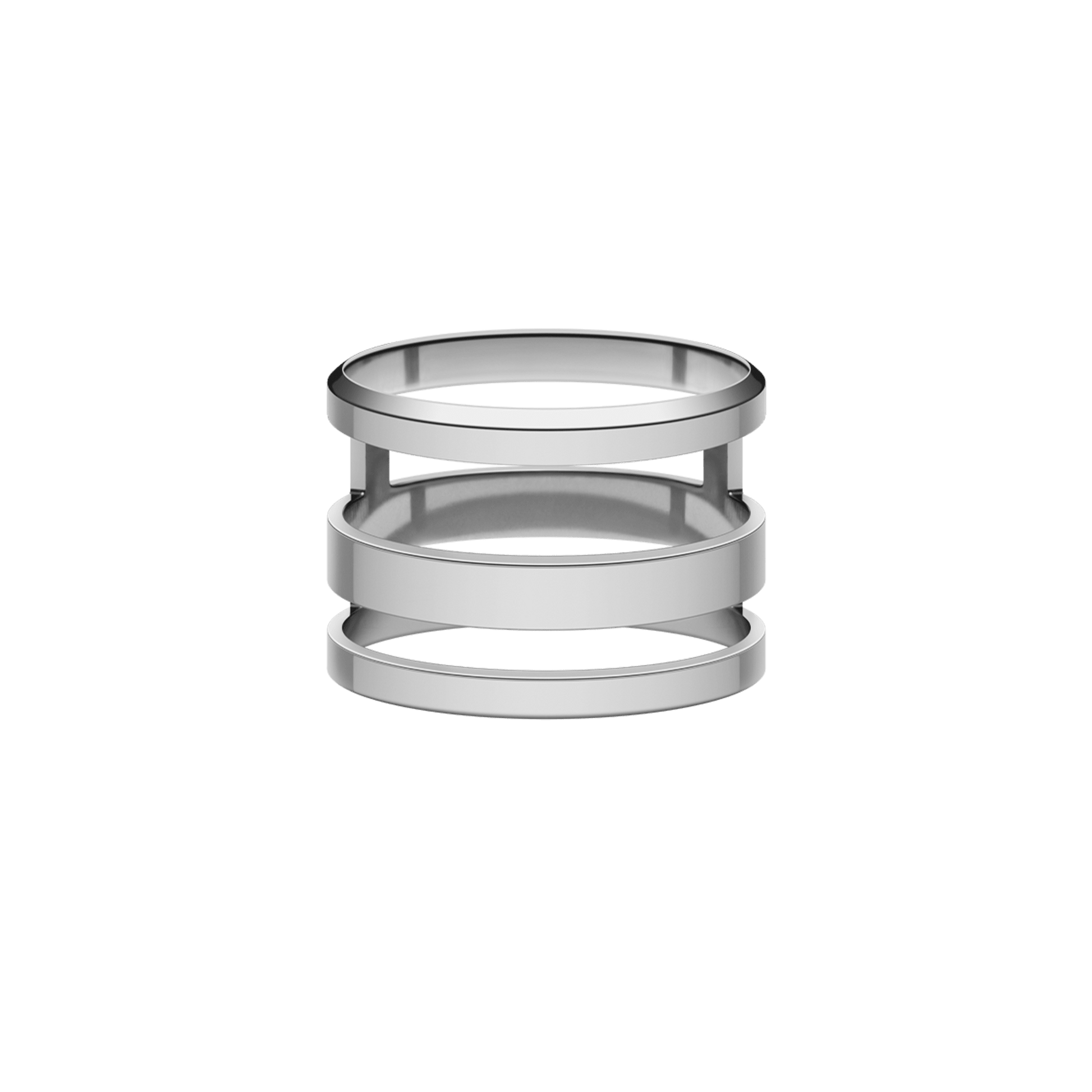 Elan Triad Ring Silver