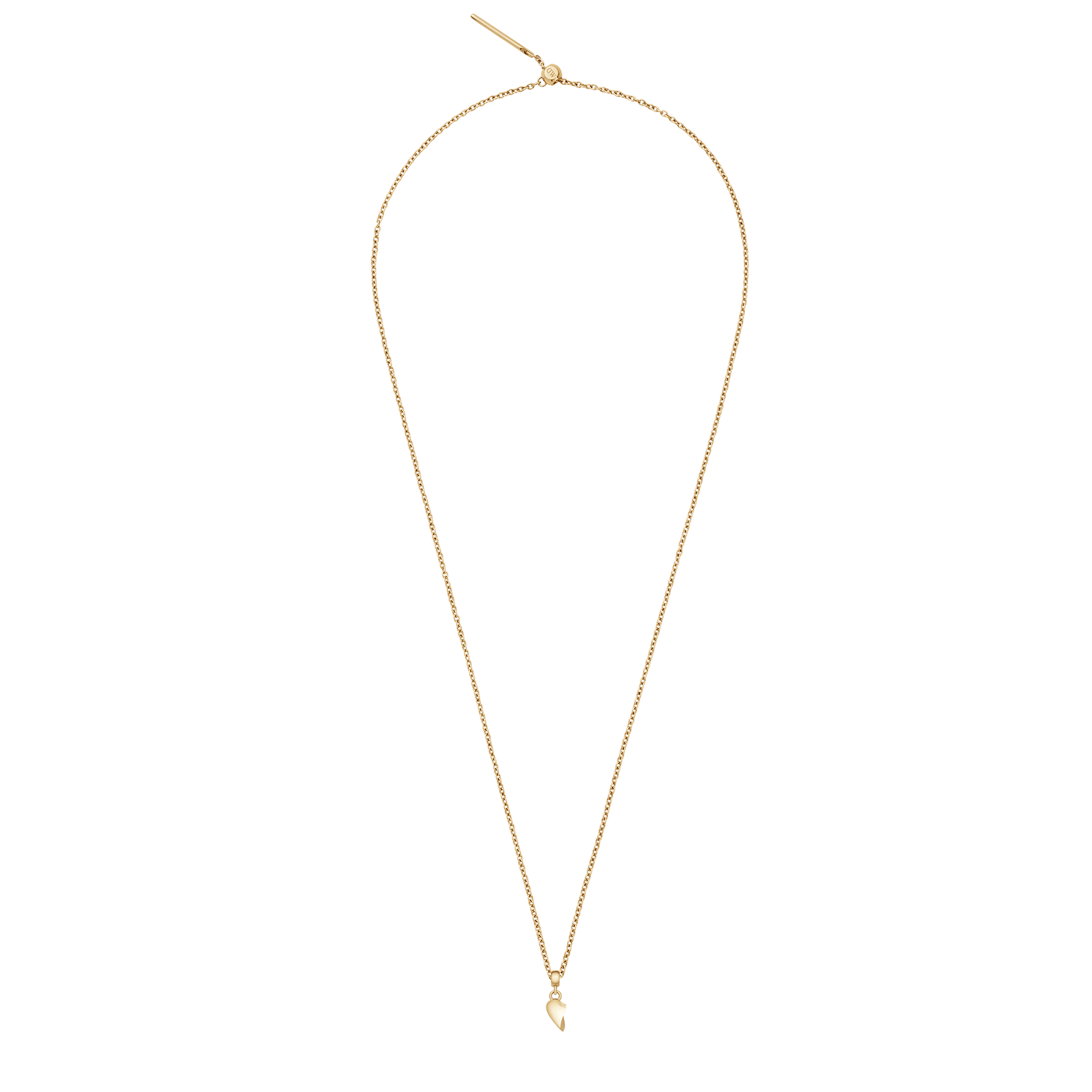 Broken Heart Charm Gold