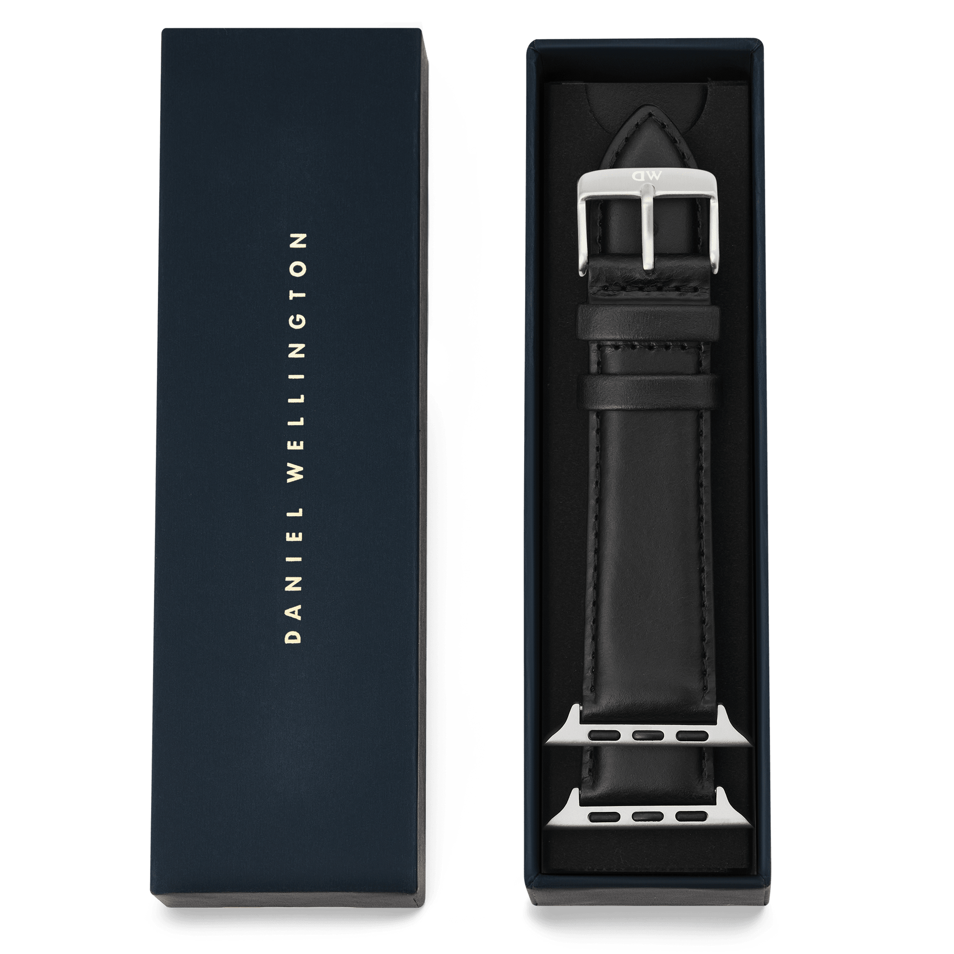 Smartwatch Leather Strap Sheffield Silver