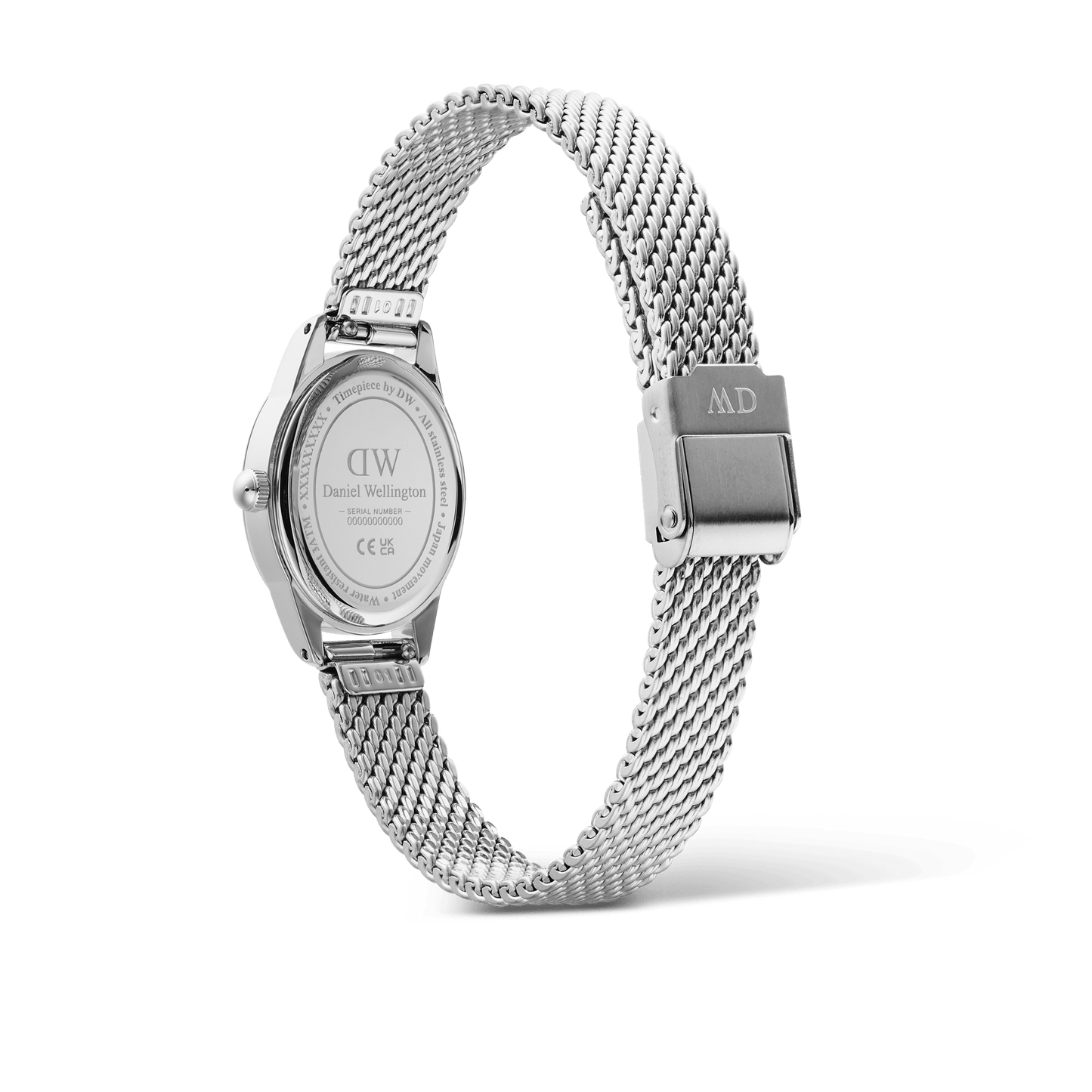 Ophelia Mini Mesh White Silver