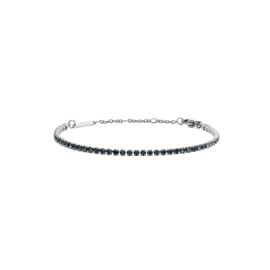 Classic Tennis Bracelet Nightfall Silver