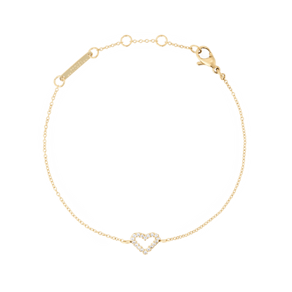 Mirelle Heart Bracelet Gold