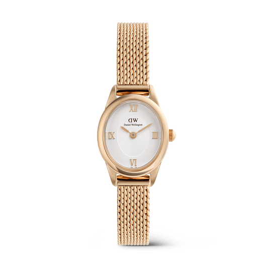 Ophelia Mini Mesh White Rose Gold