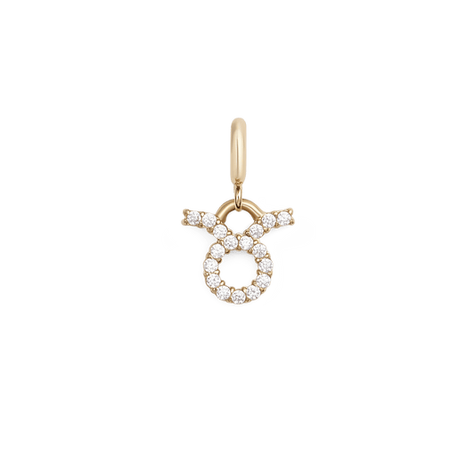 Zodiac Watch Charm Gold