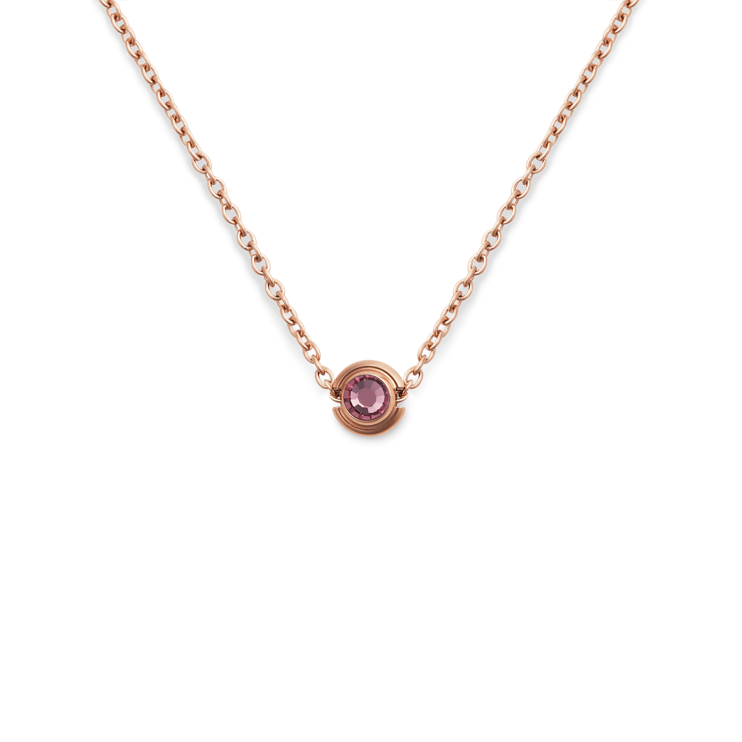 February Charm Rose Gold