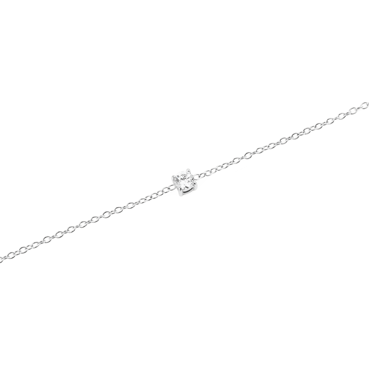 Mirelle Solitaire Bracelet Silver