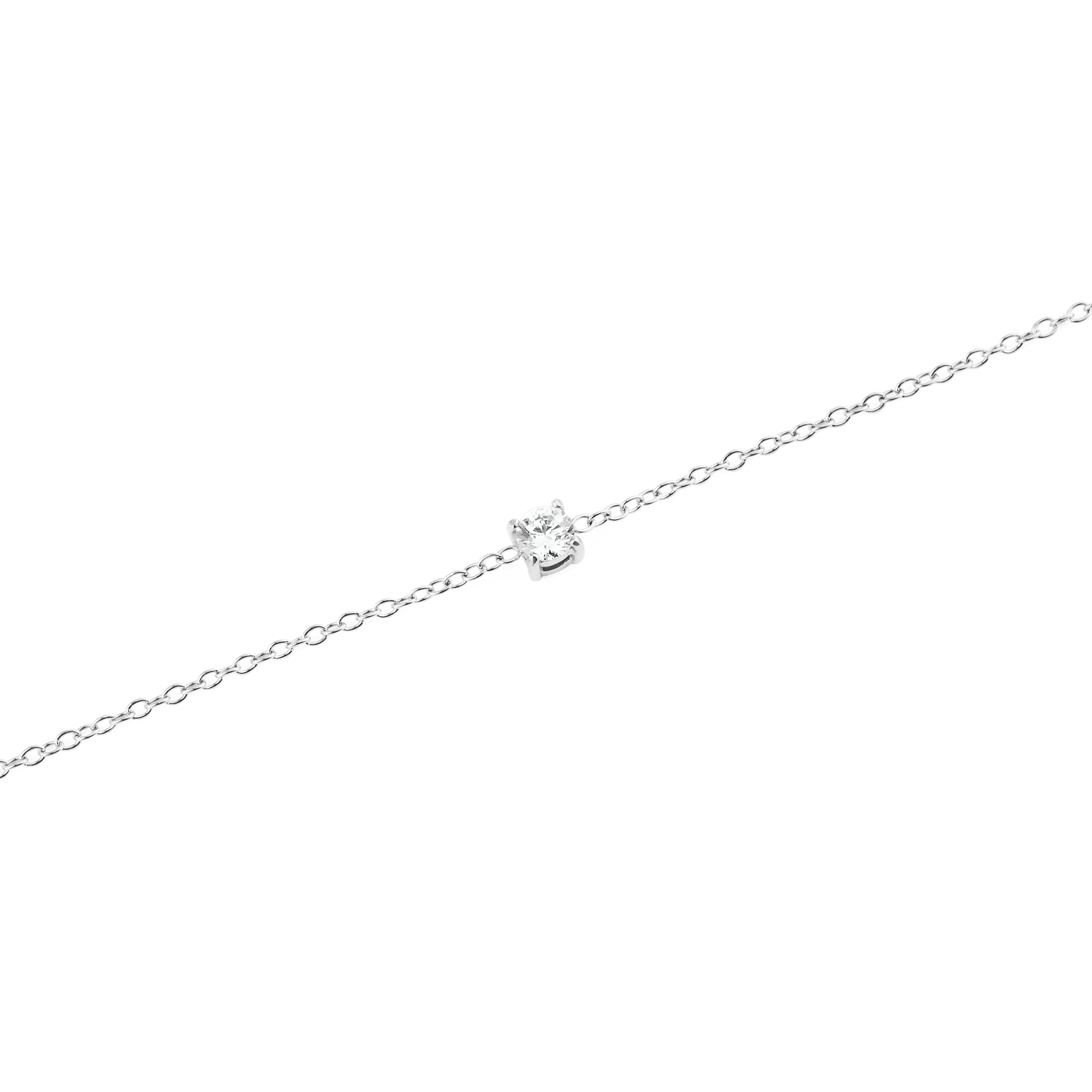 Mirelle Solitaire Bracelet Silver
