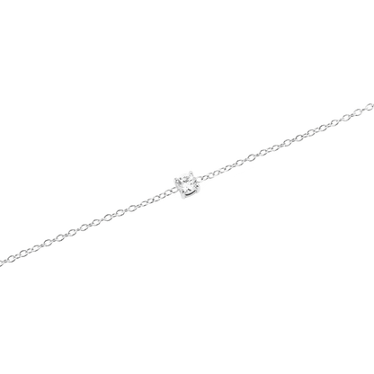 Mirelle Solitaire Bracelet Silver
