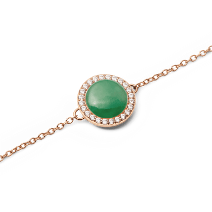 Audrey Bracelet Jade Rose Gold