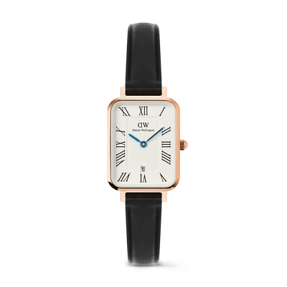 Quadro Roman Numerals Date Sheffield Rose Gold