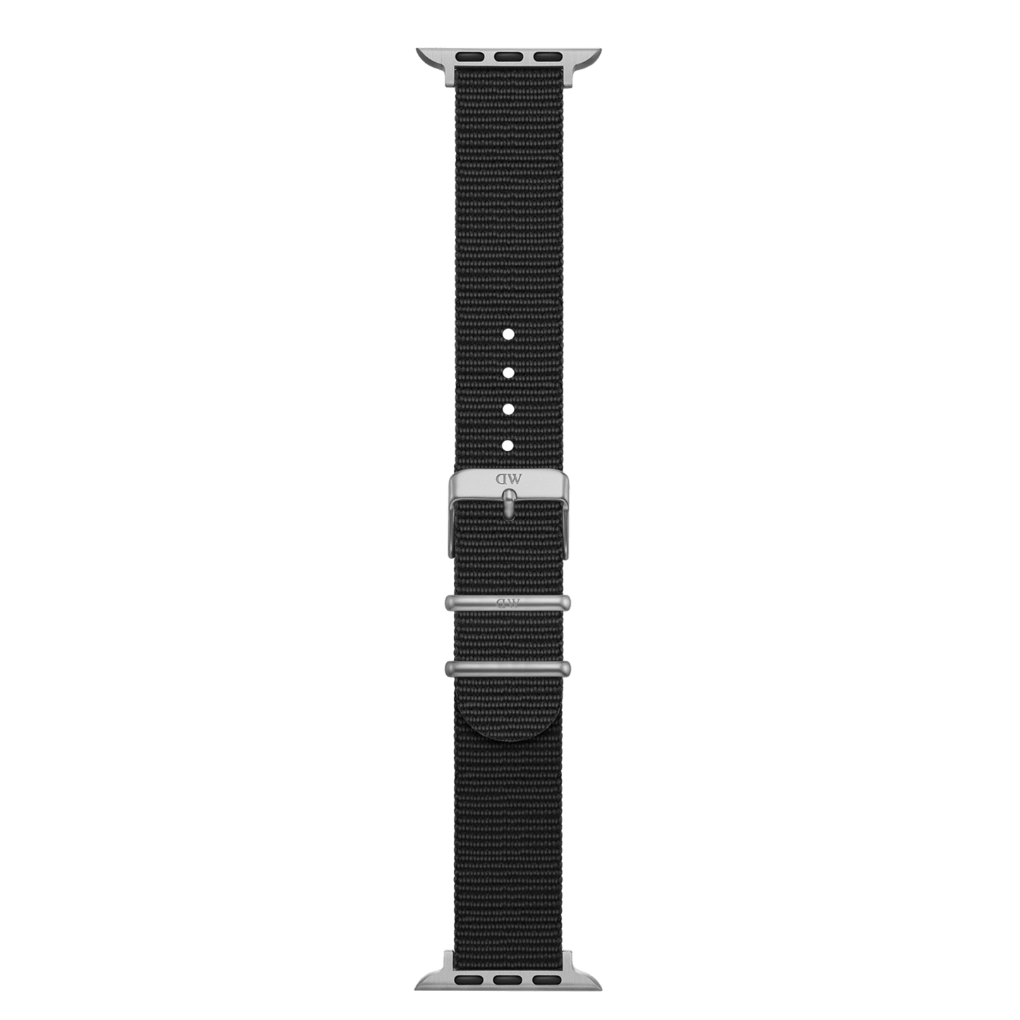 Smartwatch Strap Nato Silver