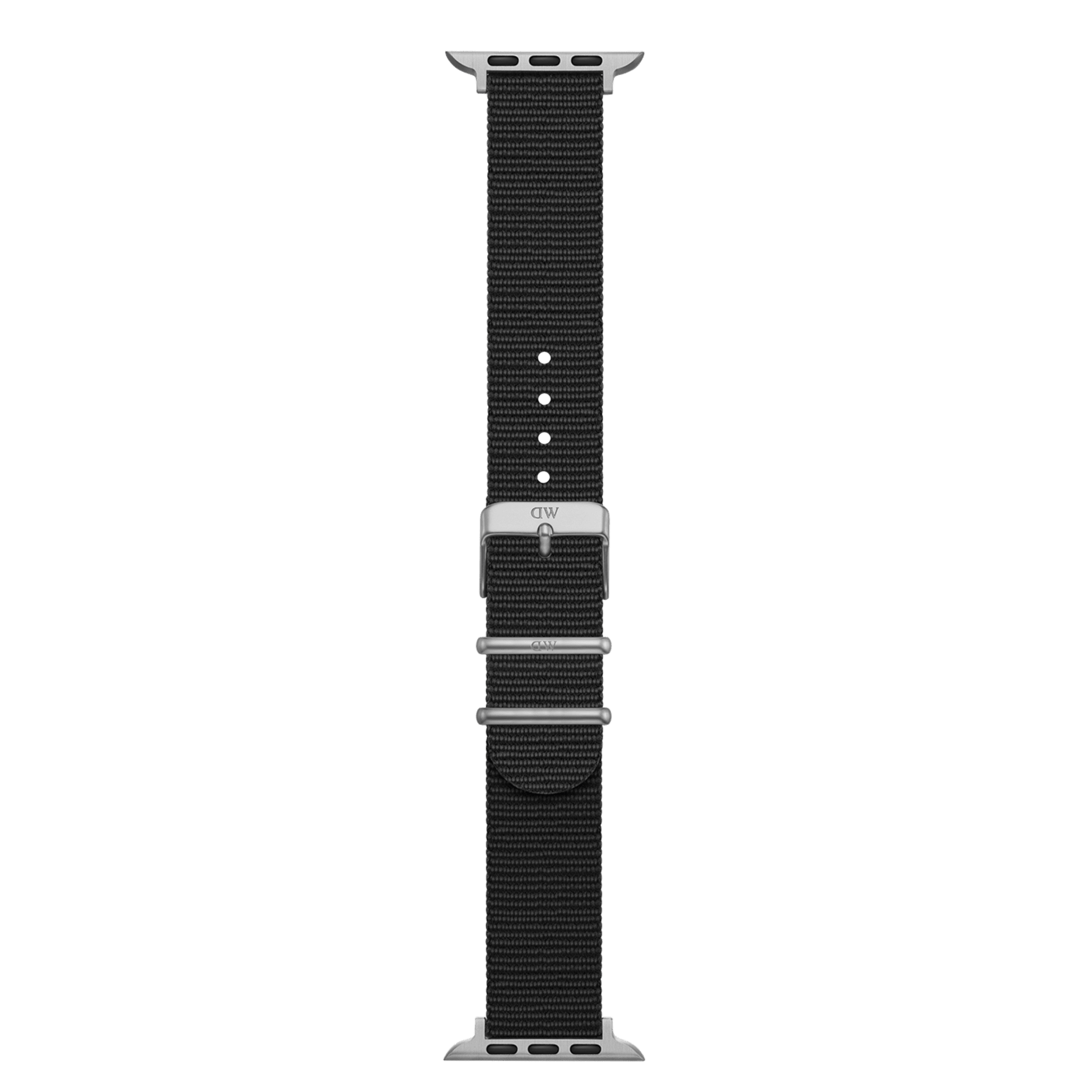 Smartwatch Strap Nato Silver