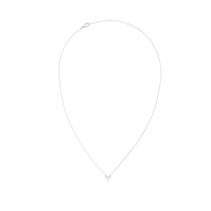 Crystal Zodiac Chain Necklace Silver