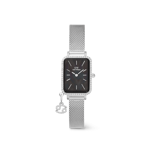 Quadro Crystal Zodiac Sterling Set