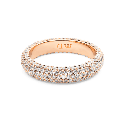 Pavé Ring Rose Gold 5 mm