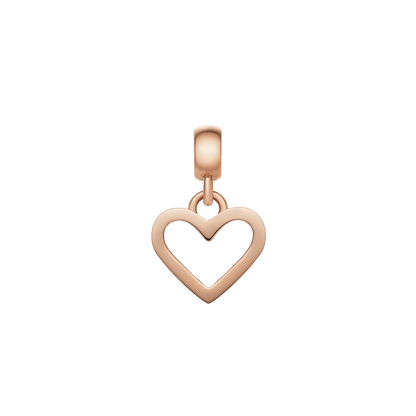 Heart Contour Charm RG