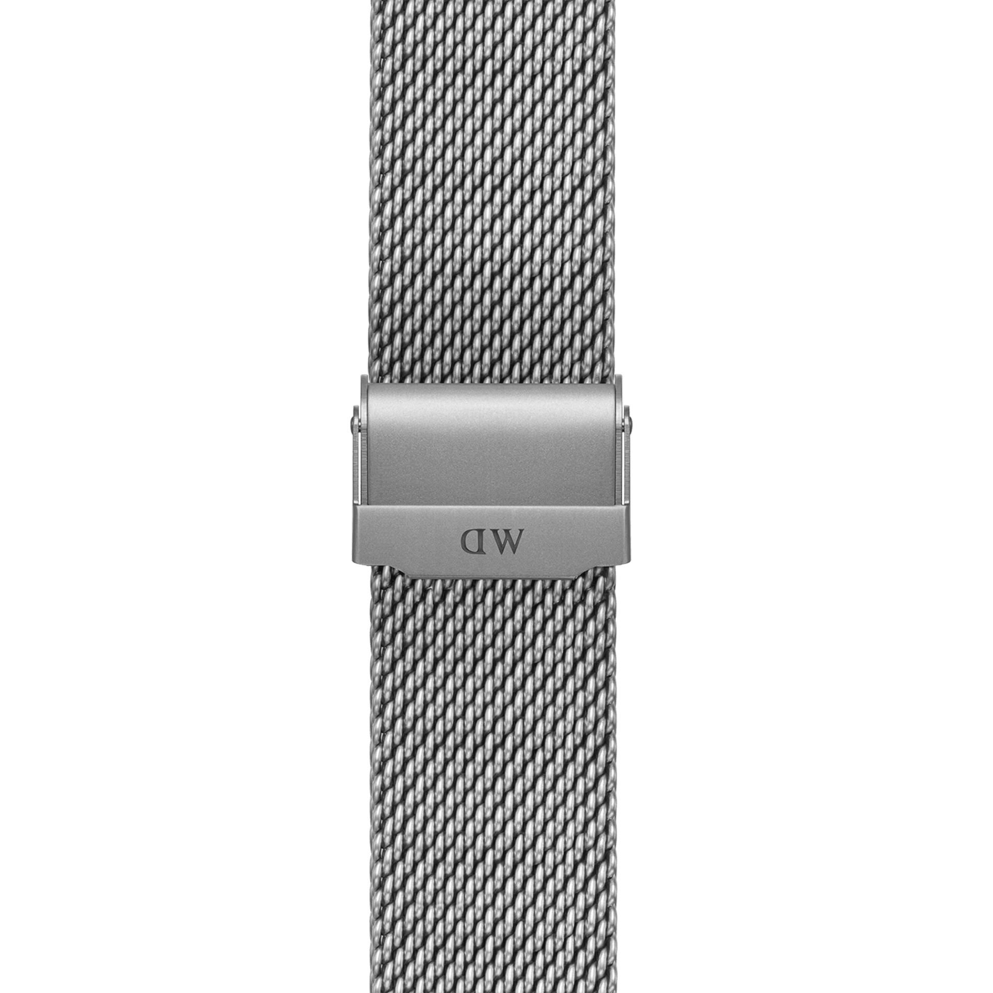 Smartwatch Strap Sandblasted Mesh Silver