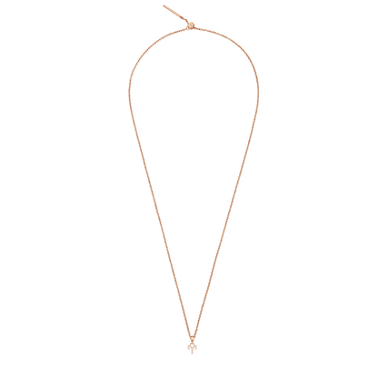 Crystal Zodiac Charm Rose Gold