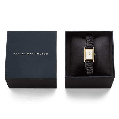 Bound Mini Black Lizard Gold