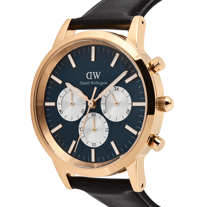Iconic Chronograph Sheffield Arctic Panda Rose Gold