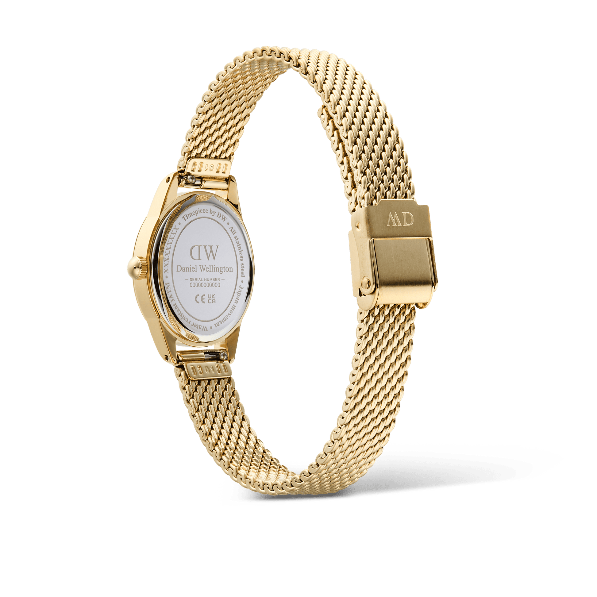Ophelia Mini Mesh White Gold