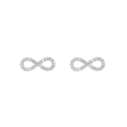 Mirelle Infinity Earrings Silver
