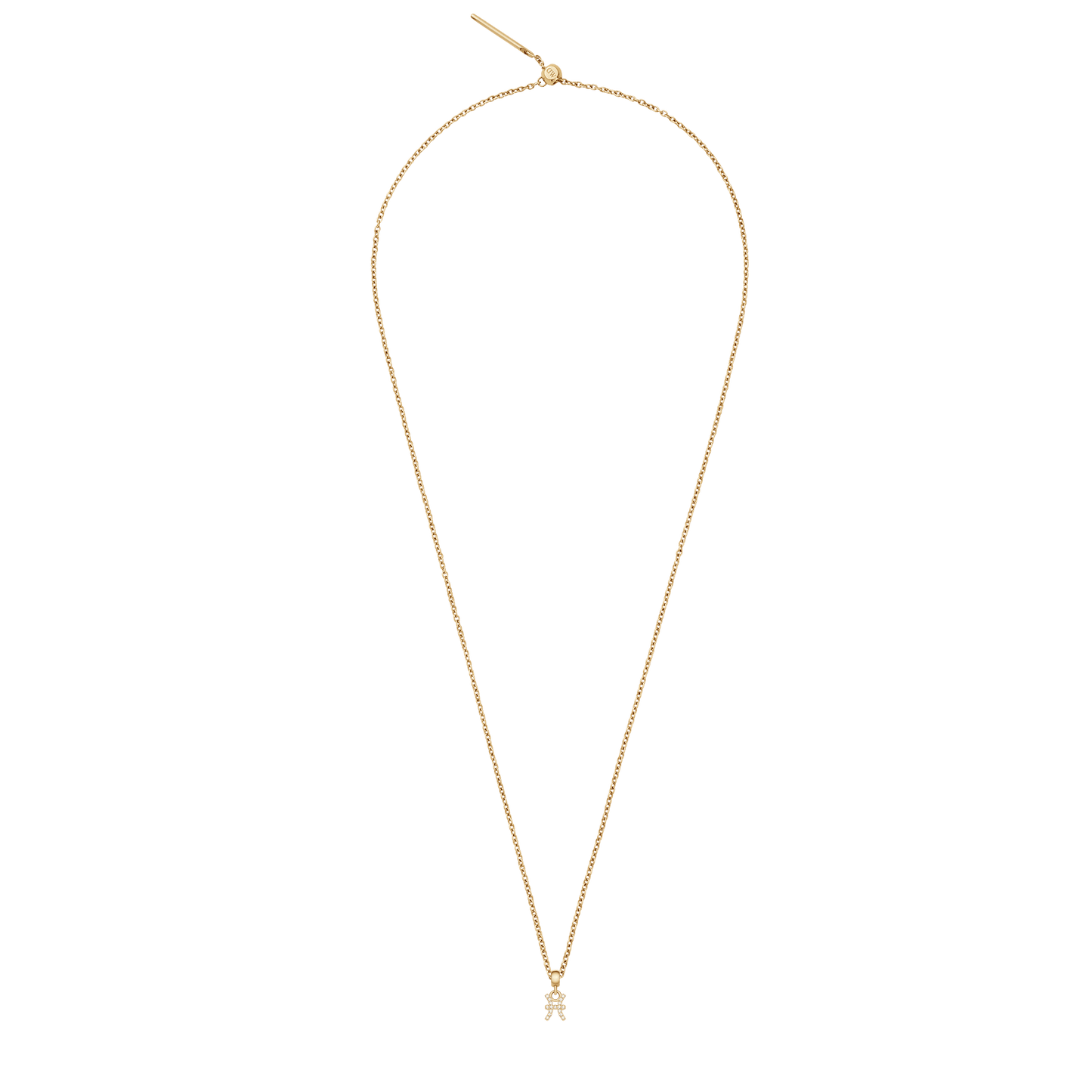 Crystal Zodiac Charm Gold