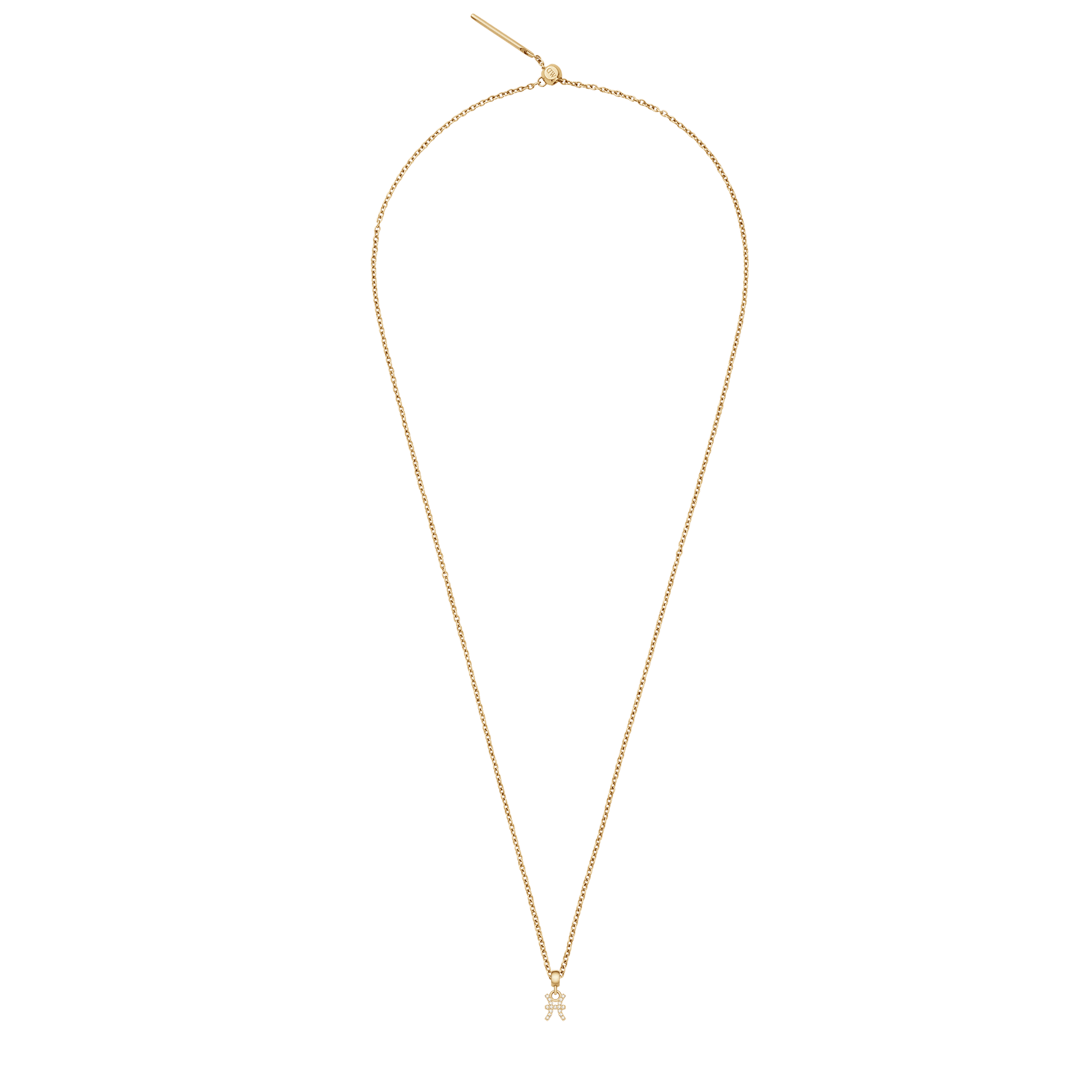 Crystal Zodiac Charm Gold